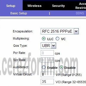 ADSL Wireles ayarları