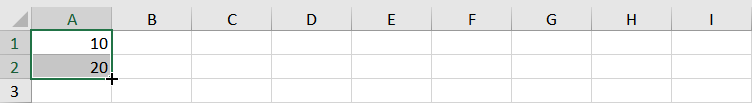 Excel sayıları otomatik doldurma