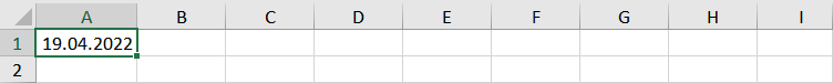 Excel otomatik tarih doldurma