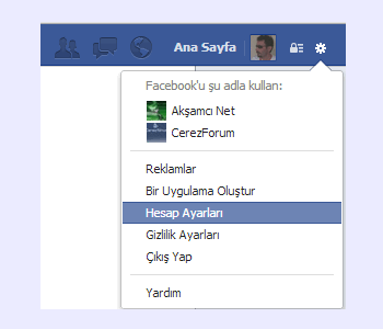 Facebook Hesabı Dondurma