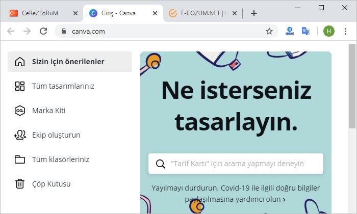 asarım veya Belgeye mi ihtiyacınız var? Buyrun