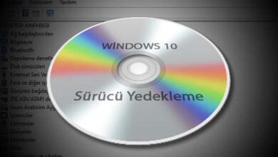 Programsız sürücü yedekleme