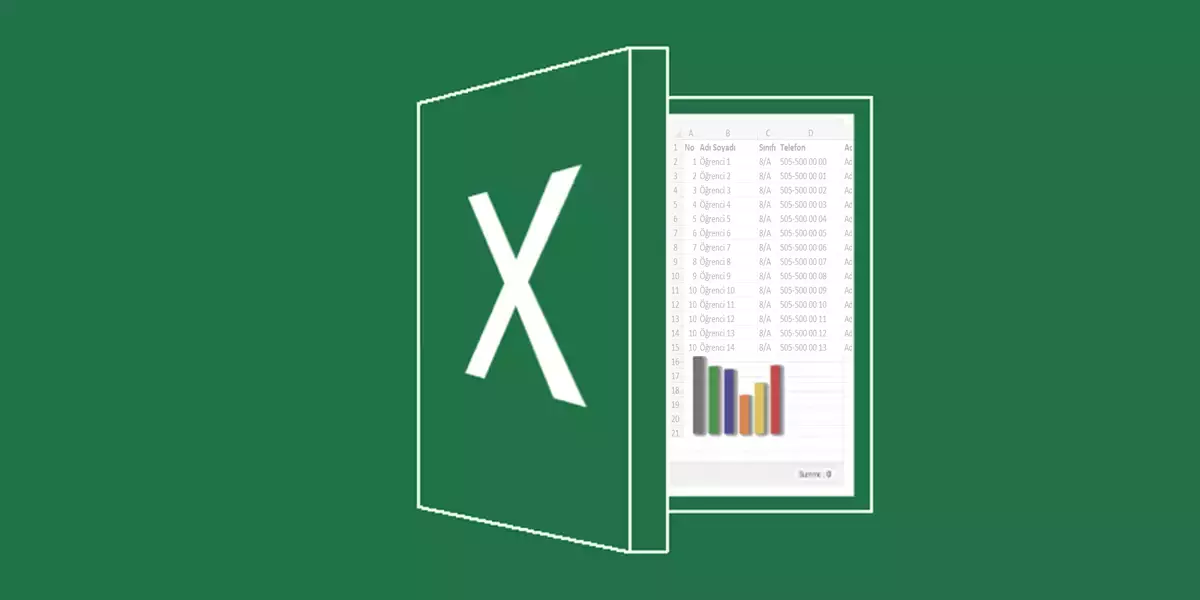 Excel ile satır ve sütun gizleme işlemleri